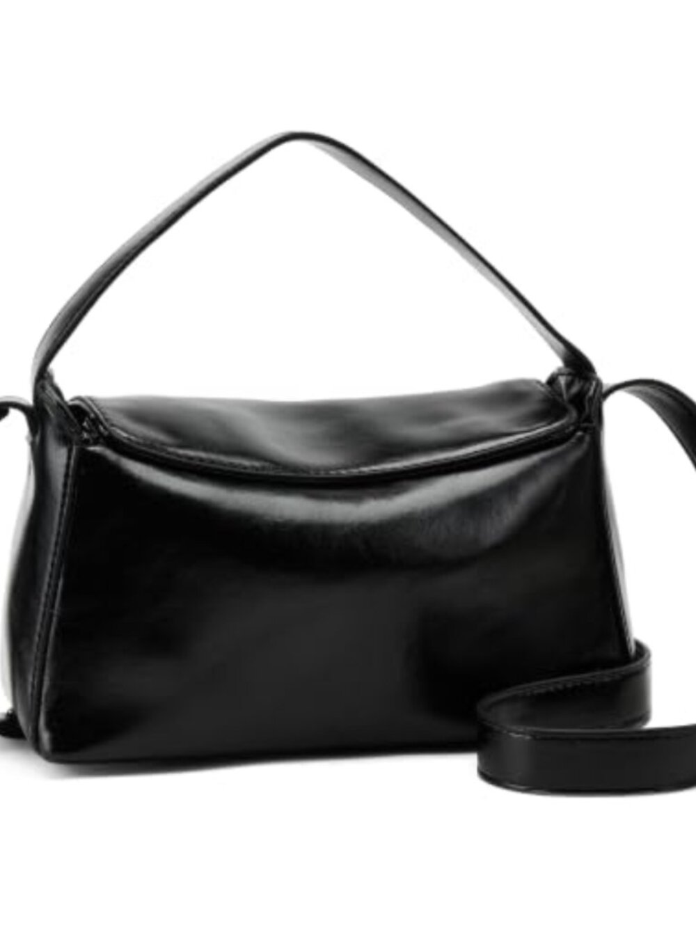 Vegan Leather Shoulder Bag Satchel Top Handle Crossbody Purse